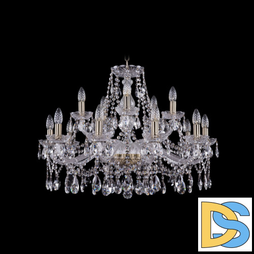 Подвесная люстра Bohemia Ivele Crystal 1413/10+5/300 Pa