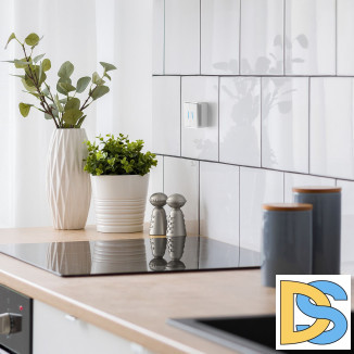 Выключатель Веркель 2 клавишный с подсветкой Gallant (белый) W5020101