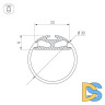 Профиль Arlight ROUND-D30-2000 ANOD 023860