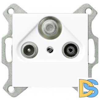 Розетка телевизионная оконечная TV SAT FM Jung AS 500 Белый