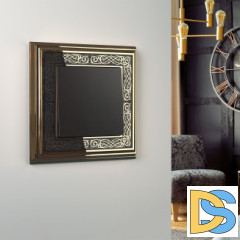 Рамка на 1 пост (золото/черный) W0011430