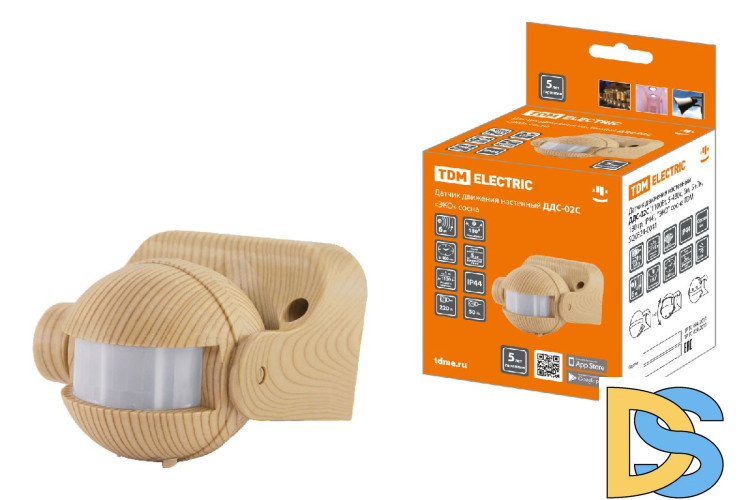 Датчик движения инфракрасный TDM Electric Эко ДДС-02С SQ0324-0041