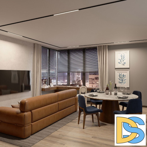 Трековый магнитный светильник Arlight MAG-FLAT-25-L800-24W Day4000 050062