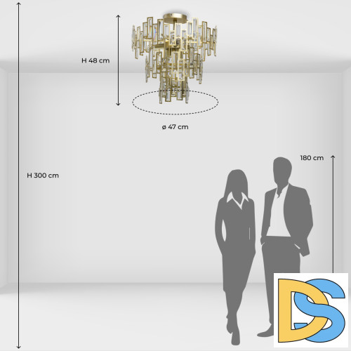 Потолочная люстра MW-Light Монарх 2 121010505