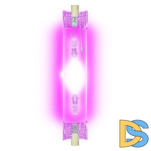 Лампа металлогалогенная линейная (04851) Uniel R7s 150W прозрачная MH-DE-150/PURPLE/R7s