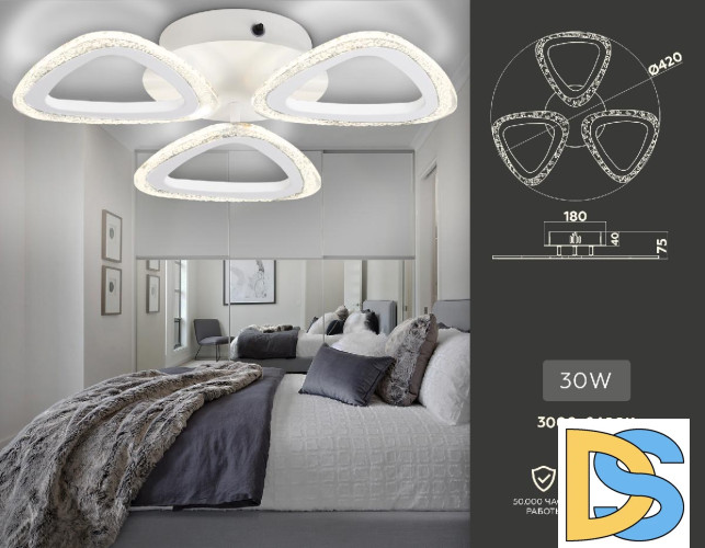 Потолочный светильник Ambrella Light Acrylica Original FA4508