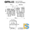 Потолочная люстра Citilux Axis CL313281