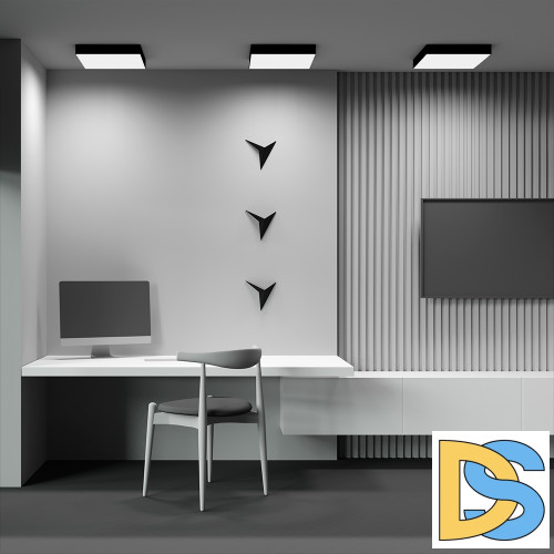 Потолочный светильник Maytoni Zon C032CL-45W3K-SQ-B