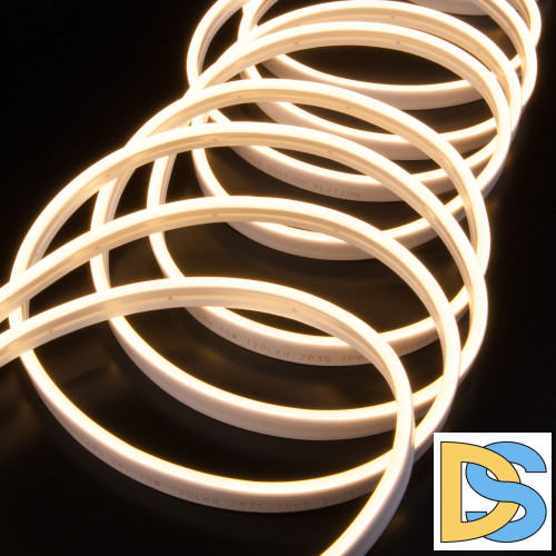 Гибкий неон Elektrostandard 24V 10W 120Led 2835 IP65 теплый белый 5м 4690389176111