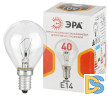 Лампа накаливания Эра P-40-E14-230-CL шар Б0066547