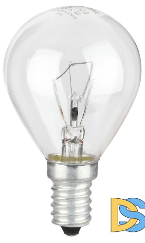 Лампа накаливания Эра P-40-E14-230-CL шар Б0066547