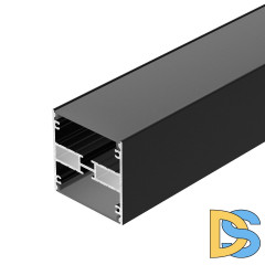 Алюминиевый профиль Arlight LINE-5050-DUAL-3000 ANOD BLACK 047487