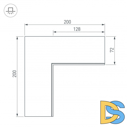 Соединитель профиля Arlight SL-LINIA 030130