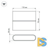 Уличный настенный светодиодный светильник Arlight SP-Wall-Flat-S110x90-2x3W Day4000 032411