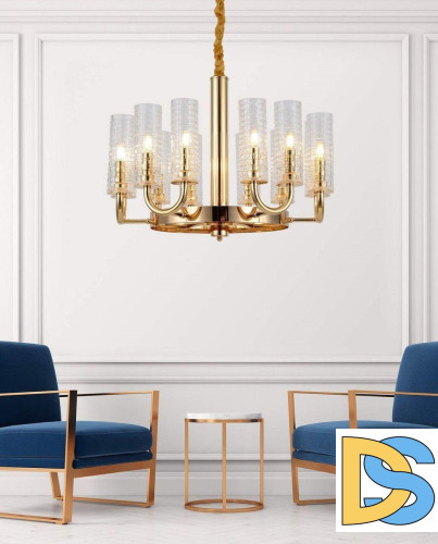 Подвесная люстра Lumina Deco Donatti LDP 8011-12 F.GD