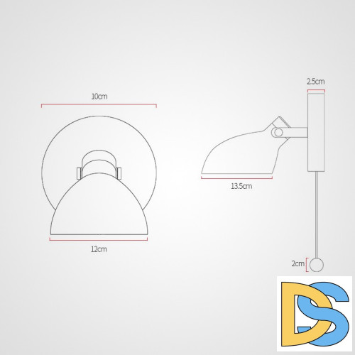 Бра ImperiumLoft Onder 204446-26