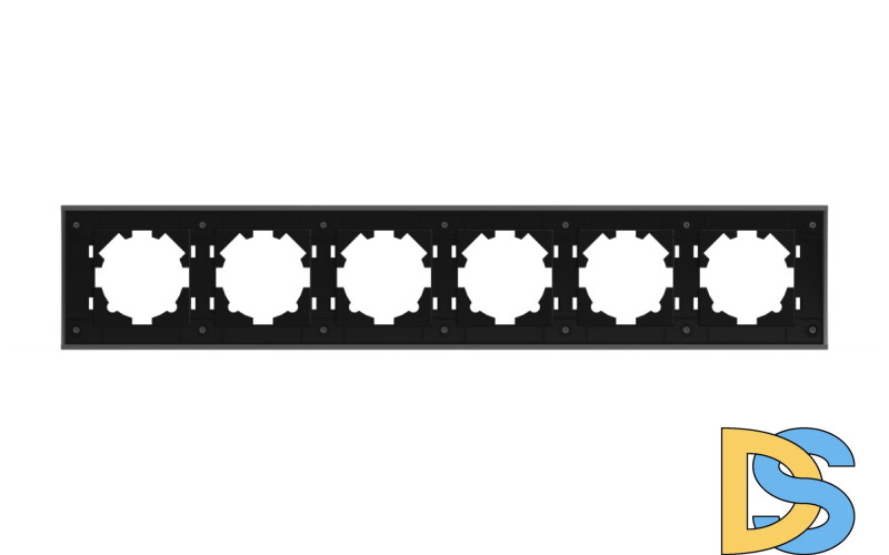 Рамка шестиместная ELBI Zena Platin 500-073600-252