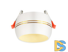 Встраиваемый светильник ЭРА KL81 WH/GD Б0049010