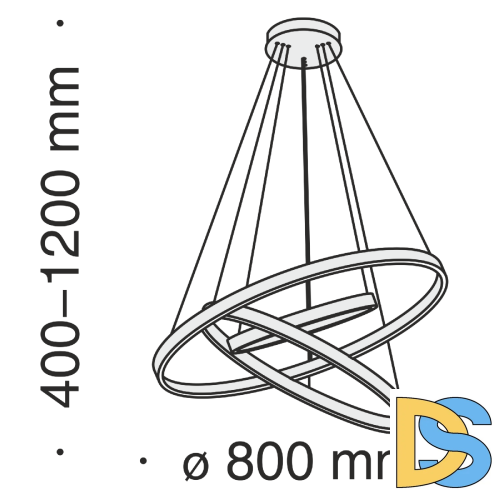 Подвесной светильник Maytoni Rim MOD058PL-L100W4K