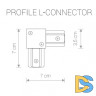 Коннектор L-образный Nowodvorski Profile 9455