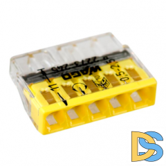 Клемма монтажная WAGO 5х0,5-2,5 (WAGO 2273-245)