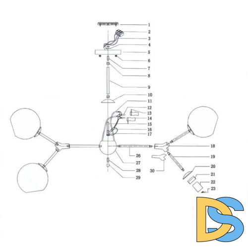 Потолочная люстра Lightstar Beta 785066