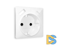 Лицевая панель для розетки с/з со шторками 2USB A+C Ambrella Volt Alfa AP1100