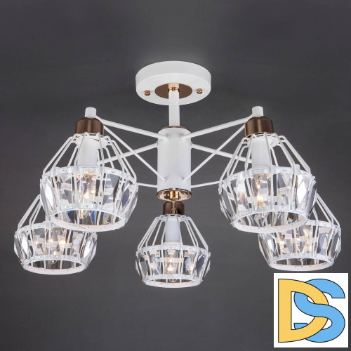 Потолочная люстра Eurosvet Lord 70075/5 белый