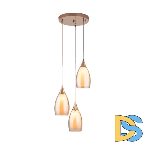 Подвесная люстра Eurosvet Cosmic 50085/3 золото