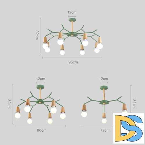 Люстра на штанге ImperiumLoft Les color 220502-23
