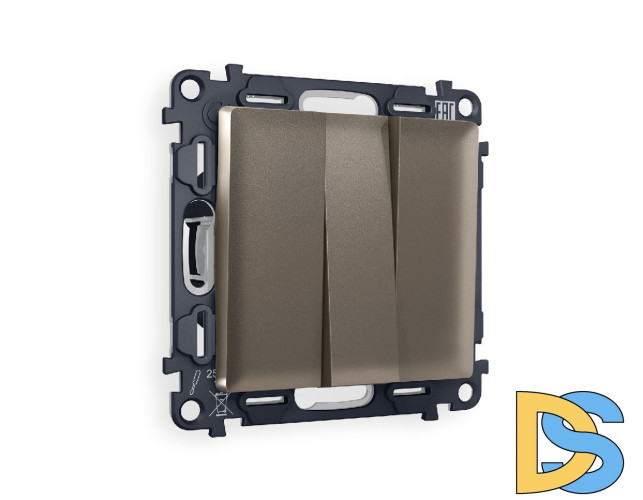 Комплект механизма 3-кл выключателя Ambrella Volt Alfa MA635010