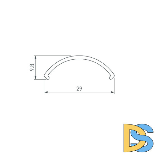 Экран Arlight ROUND-D36-360-2500 OPAL 050532