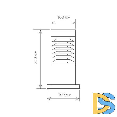 Уличный светильник Elektrostandard 1508 Techno черный 4690389083075