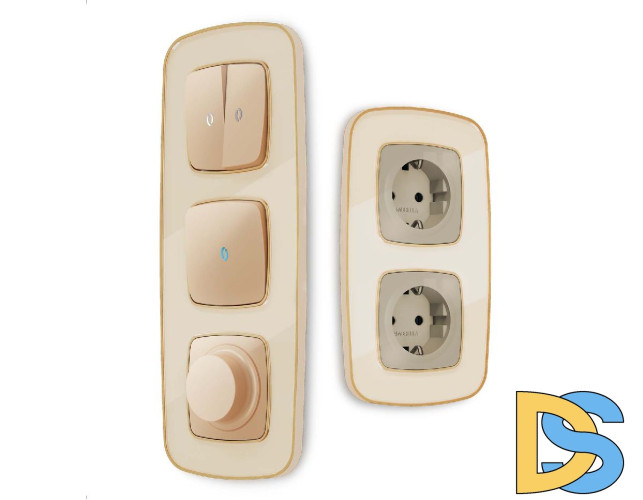 Рамка одноместная Ambrella Volt Coint OF640341