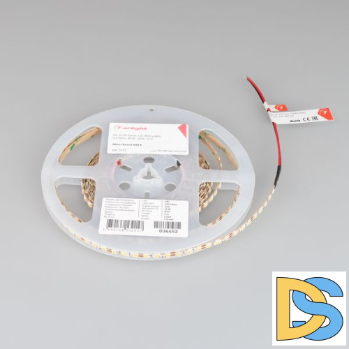 Светодиодная лента Arlight RZ-A120-6mm 12V White6000 12 W/m 5m 036452