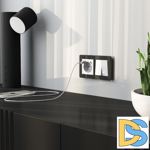 Перекрестный выключатель двухклавишный Werkel 4690389197123 W1123041 a064016