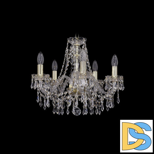 Подвесная люстра Bohemia Ivele Crystal 1403/5/160 G