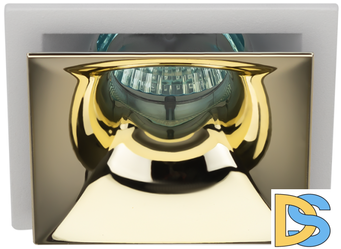 Встраиваемый светильник Эра KL102 WH/GD Б0056352