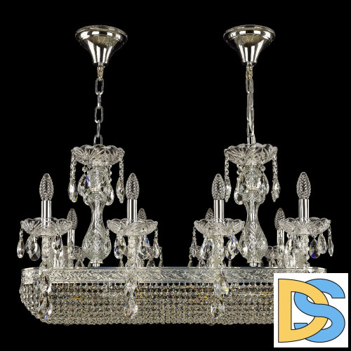 Подвесная люстра Bohemia Ivele Crystal 1452/8/195/800 Ni