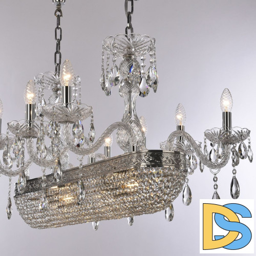 Подвесная люстра Bohemia Ivele Crystal 1452/8/195/800 Ni