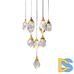 Подвесной светильник Delight Collection Crystal rock MD-020B-11 gold