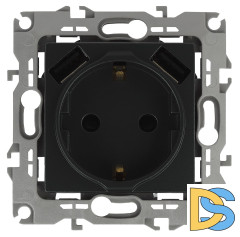 Розетка 2P+E со шторками и 2xUSB Эра 12-4109-05 Б0047844