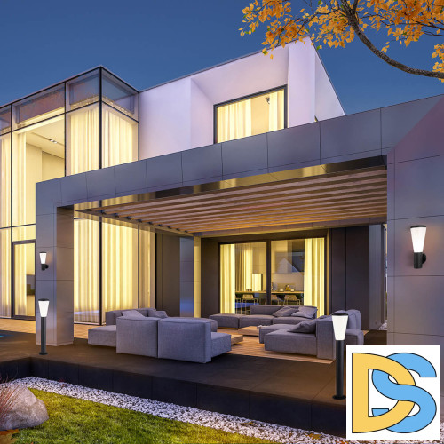 Настенный светильник Elektrostandard 1416 TECHNO серый