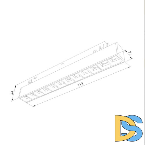 Трековый светильник Elektrostandard Slim Magnetic 4690389178900