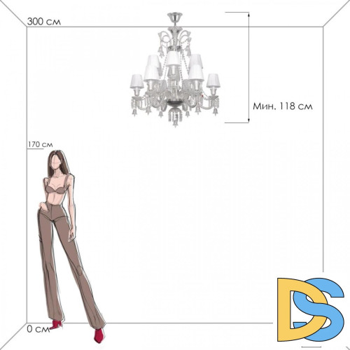 Подвесная люстра Loft IT Zenith 10210/12 White