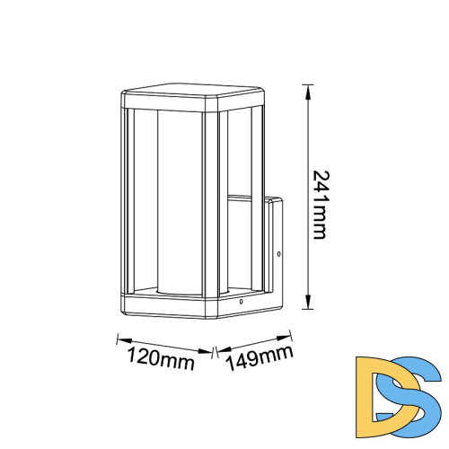 Уличный настенный светильник Mantra Nevada 8899
