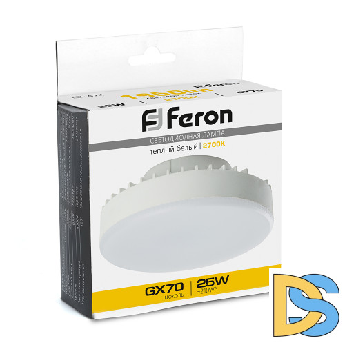 Лампа светодиодная Feron LB-474 GX70 25W 2700K 38268