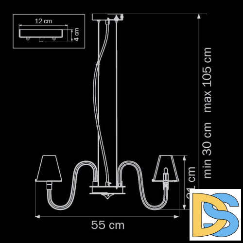 Подвесная люстра Lightstar Bianco 760086