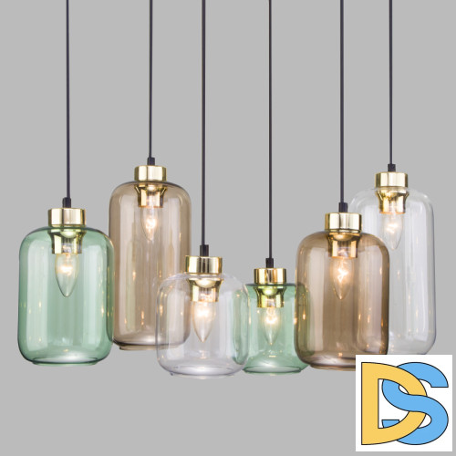 Подвесная люстра TK Lighting Marco 3328 Marco Green