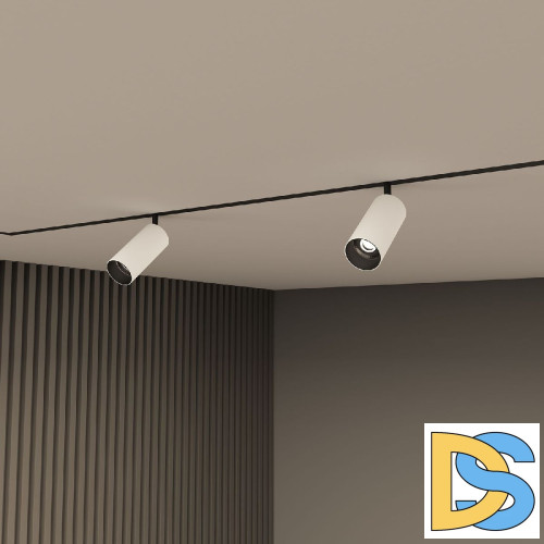 Трековый однофазный светильник Denkirs Smart Spot DK8041-BW+BK